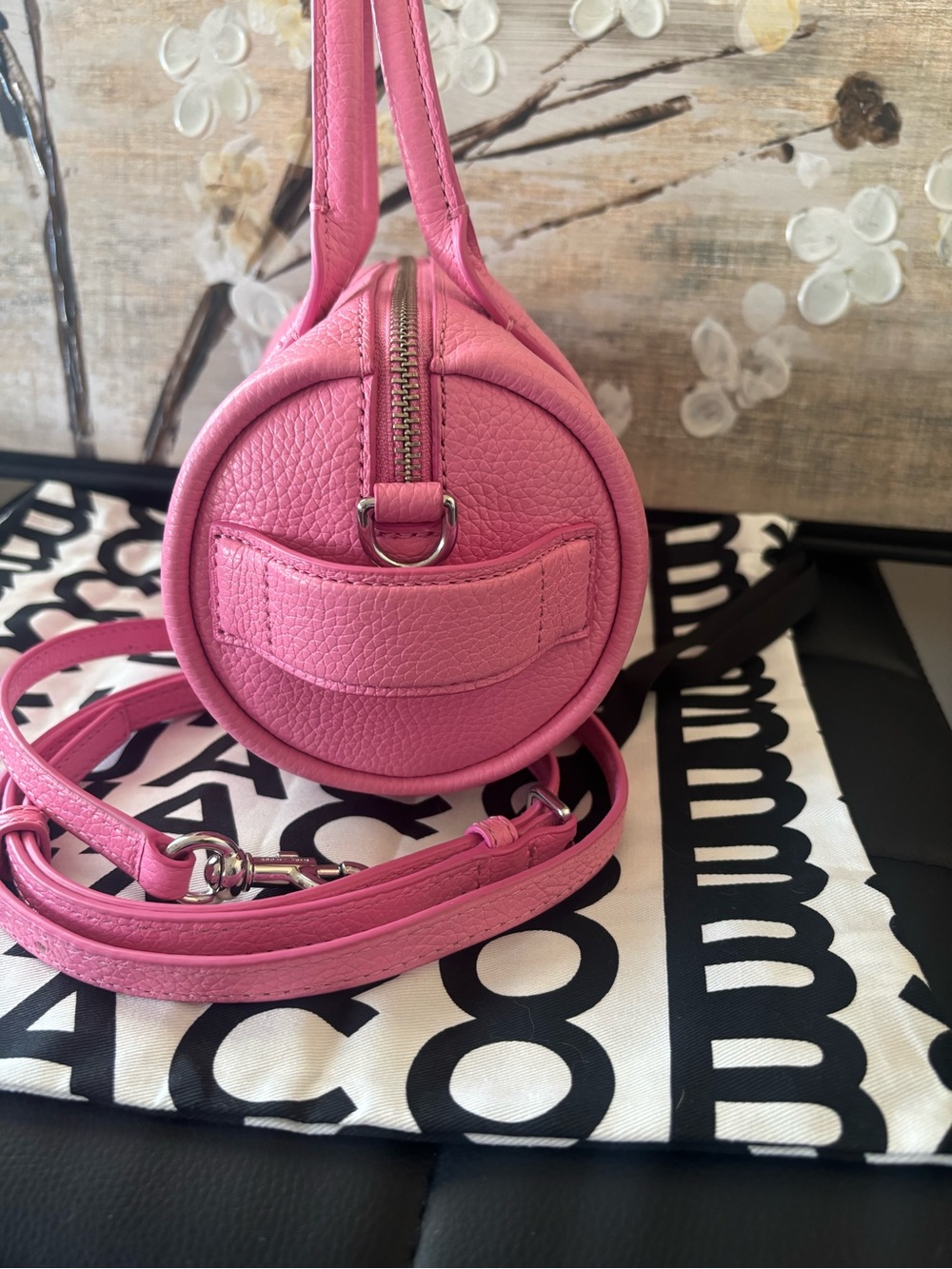 Marc Jacobs Pink The Duffle Mini Leather Satchel - Picture 7 of 14